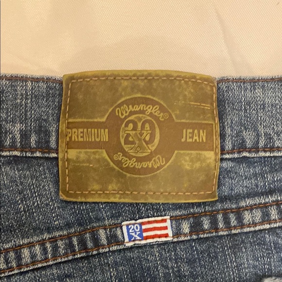 Wrangler 20x Tulsa Women's Jeans Low Rise Slim Fit Boot Cut STRETCH Size 15/16 - Picture 8 of 16